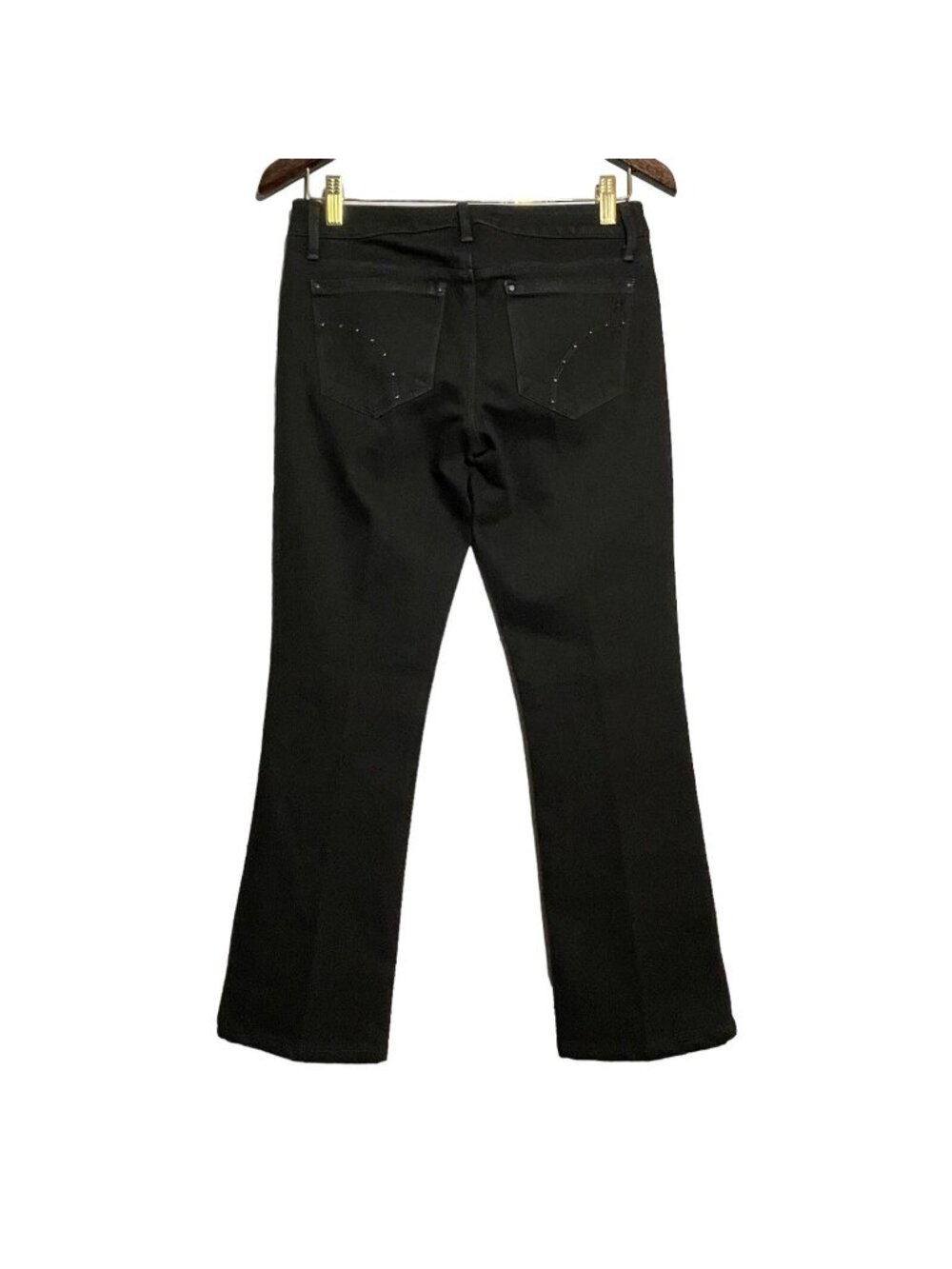 Joes Jeans Honey Fit Bootcut Khaki Pants Jeans Women Size 27 Black Cowboy Retro